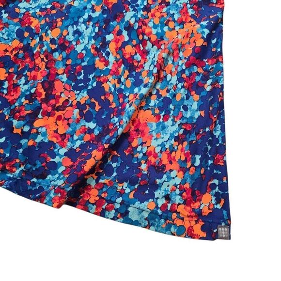 Title Nine A-Line Dream Dress Women's Small Multicolor Circles‎ Preppy Stretch - Picture 2 of 6